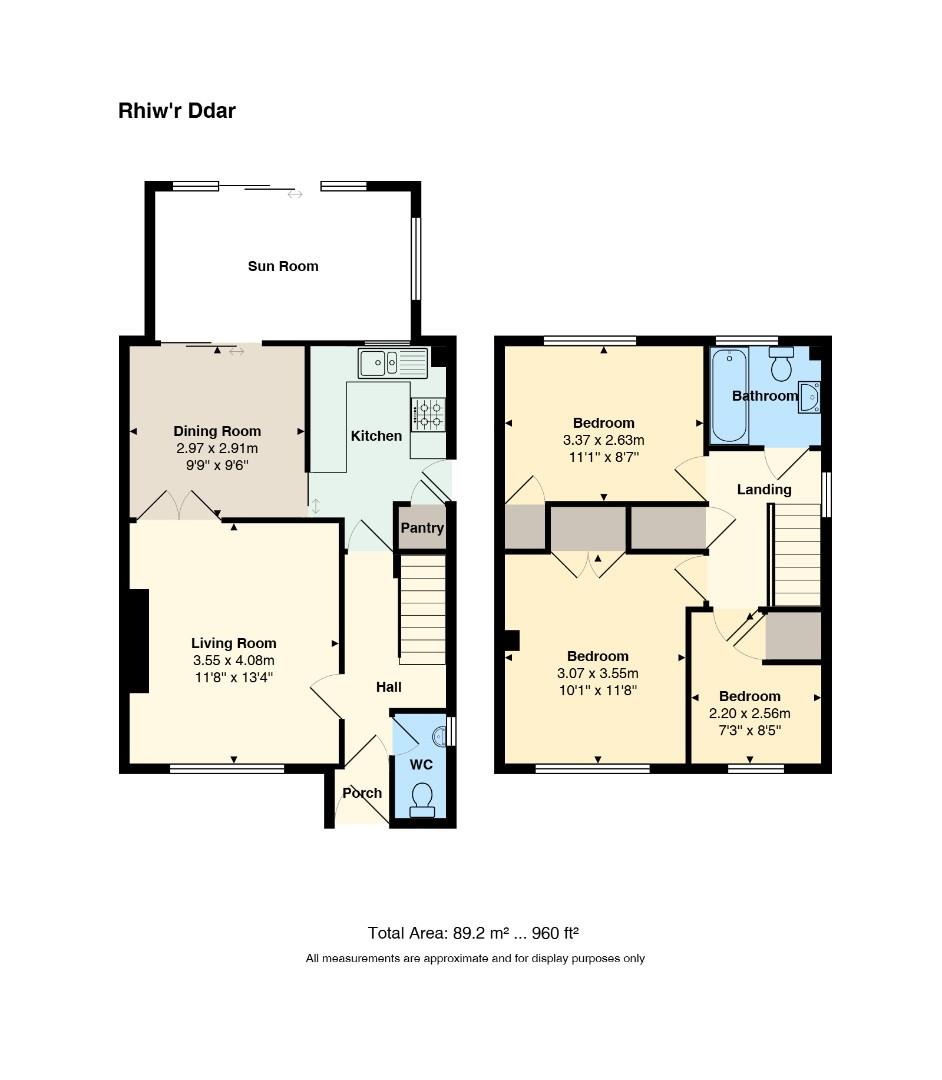 Floorplan for Rhiw'r Ddar, Taffs Well, Cardiff